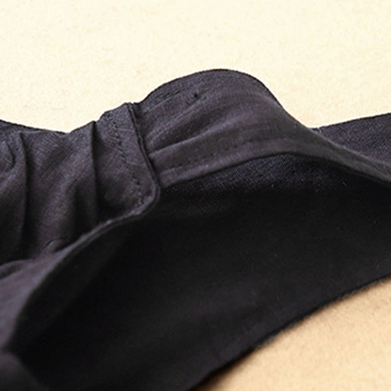 Buddha Stones Summer Daily Casual Pure Color Crew Neck Simple Design Sleeveless Midi Dress With Pockets - image 11