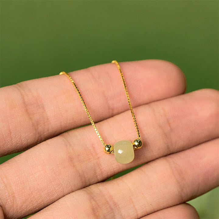 Buddha Stones 925 Sterling Silver Natural Jade Bead Abundance Chain Bracelet - image 17