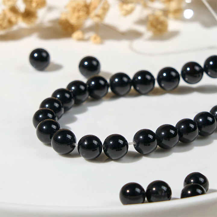 Buddha Stones "Wishing You Strength and Protection" Cat Onyx Bracelet Includes Gift Message Card - image 12