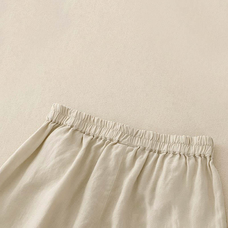 Buddha Stones Casual Solid Color Women's Cotton Shorts With Pockets - image 10
