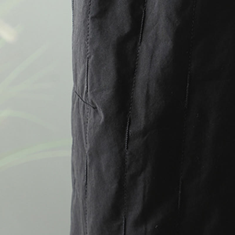 Buddha Stones Winter Plain Women's Harem Cotton Ankle-Length Pants With Pockets - image 4