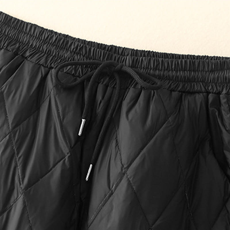 Buddha Stones Casual High Waist Drawstring Design Women's Wide Leg Cotton Pants With Pockets - image 5