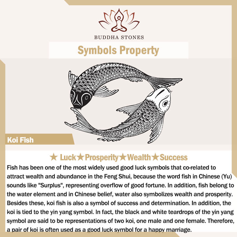 Buddha Stones Vintage Koi Fish Hollow Design Stainless Steel Luck Necklace Pendant - image 4