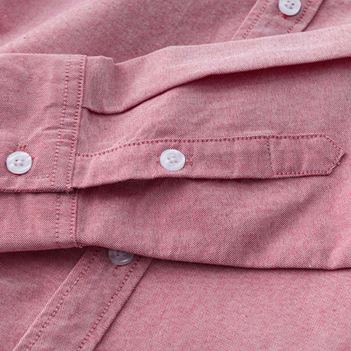 Buddha Stones Solid Color Long Sleeve Buttons Down Design Men Cotton Shirt Clothing - image 23