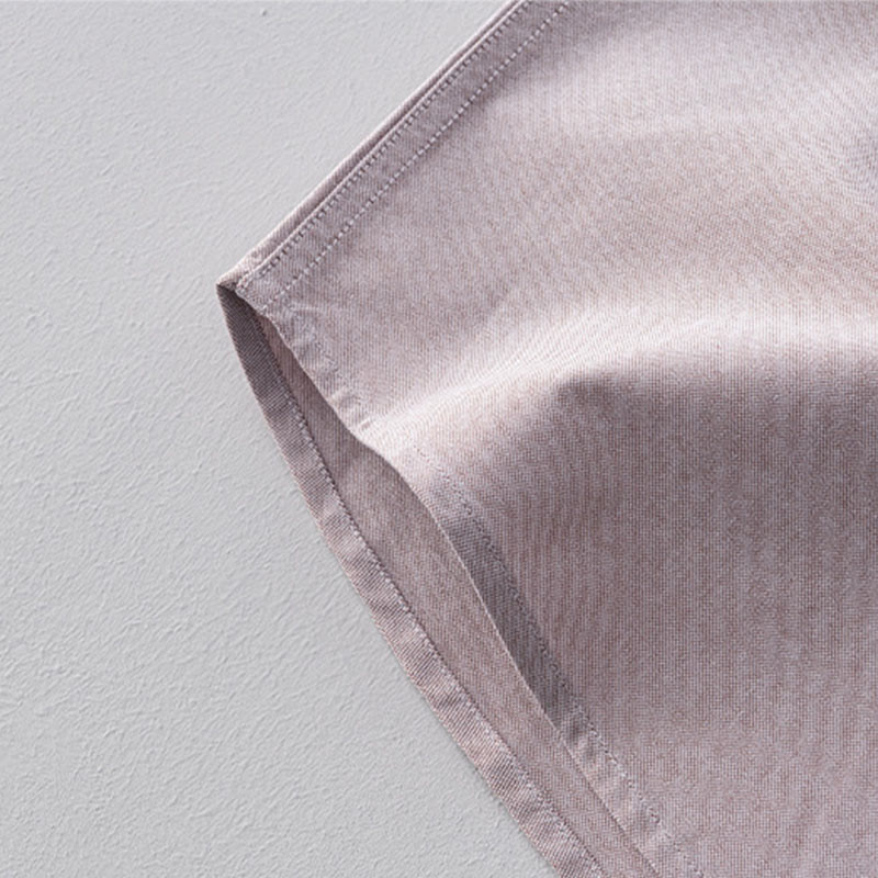 Buddha Stones Solid Color Long Sleeve Buttons Down Design Men Cotton Shirt Clothing - image 19