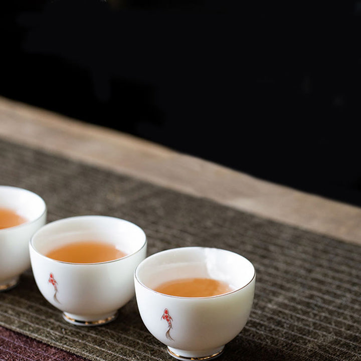 Buddha Stones Koi Fish Teacup Kung Fu Tea Cup - image 7