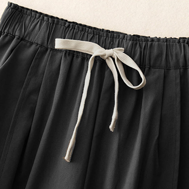 Buddha Stones Casual Rope Women's Cotton Polyester Pants With Pockets - image 15