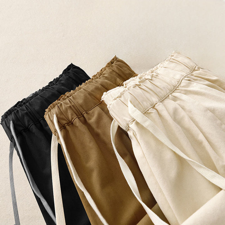 Buddha Stones Casual Rope Women's Cotton Polyester Pants With Pockets - image 19