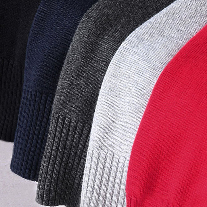 Buddha Stones Plain Zipper Ribbed Bottom Hem Design Men's Long Sleeve Cotton Jacket - image 16