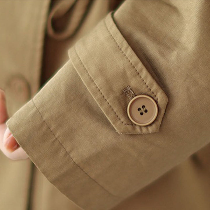 Buddha Stones Women's Long Sleeve Button Cotton Jacket - image 17