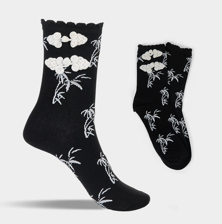 Buddha Stones "A New Beginning" Bamboo Micro Crew Women's Socks Includes Gift Message Card - image 9