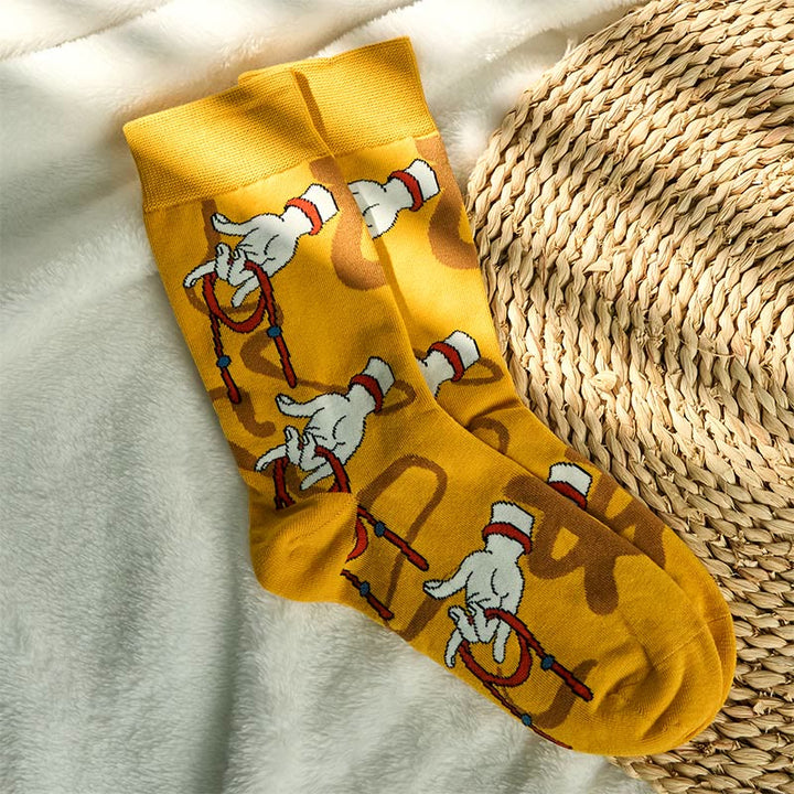 Buddha Stones "Mind is Power" Casual Buddha Hand Micro Crew Women's Socks Includes Gift Message Card - image 3