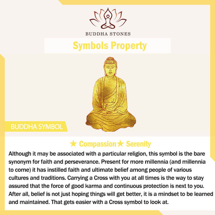 Buddha Stones Copper Kṣitigarbha Dizang Bodhisattva Compassion Pendant Necklace - image 5