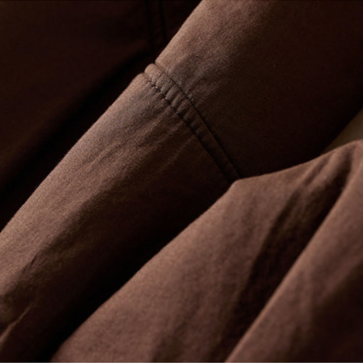 Buddha Stones Plain Women's Harem Thick Pants With Pockets - image 13