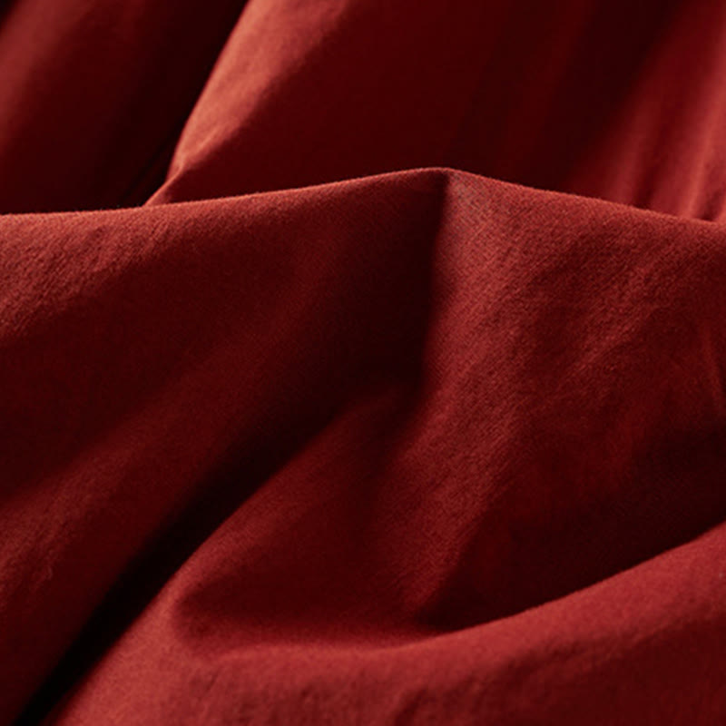 Buddha Stones Plain Women's Harem Thick Pants With Pockets - image 21