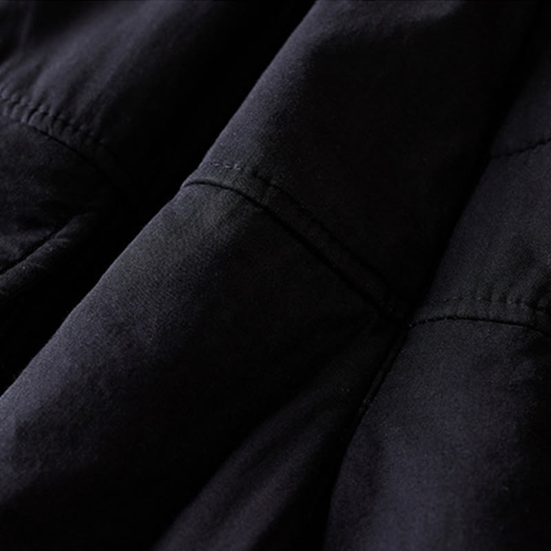 Buddha Stones Plain Women's Harem Thick Pants With Pockets - image 24