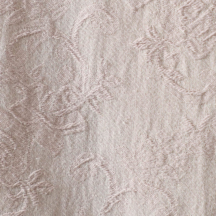 Buddha Stones Casual Women's Flower Pattern Long Sleeve Stand Collar Cotton Shirt - image 5