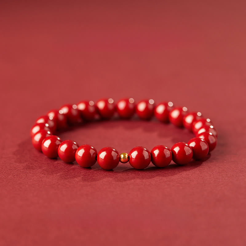 Buddha Stones "Wishing Protection and Energy" Cinnabar Bracelet Includes Gift Message Card - image 22