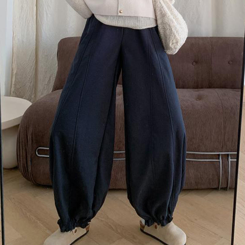 Buddha Stones Plain Color Drawstring Women's Bud Pants With Pockets - image 15