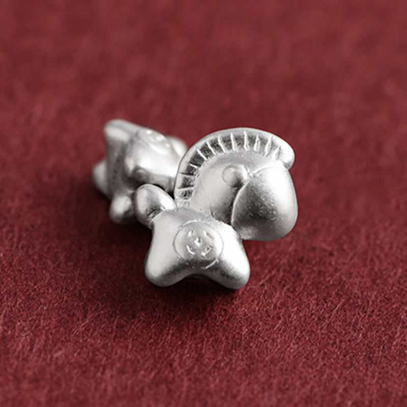 Buddha Stones Year of the Horse 999 Sterling Silver Copper Coins Luck Rope Braided Bracelet Anklet - image 14