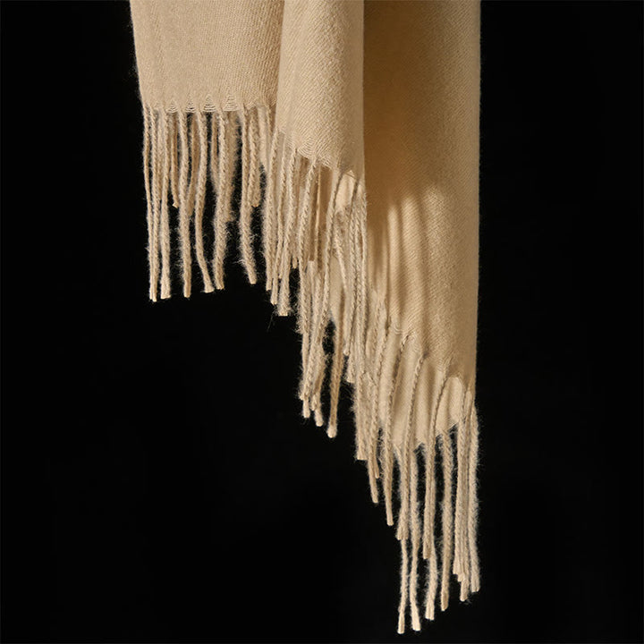 Buddha Stones Winter Colorful Vines Flowers Pattern Tassel Cozy Scarf Shawl - image 11