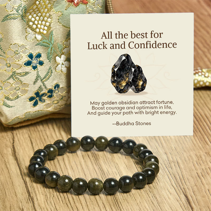Buddha Stones "All the Best for Love and Harmony" Stone Quartz Bracelet Includes Gift Message Card - image 24