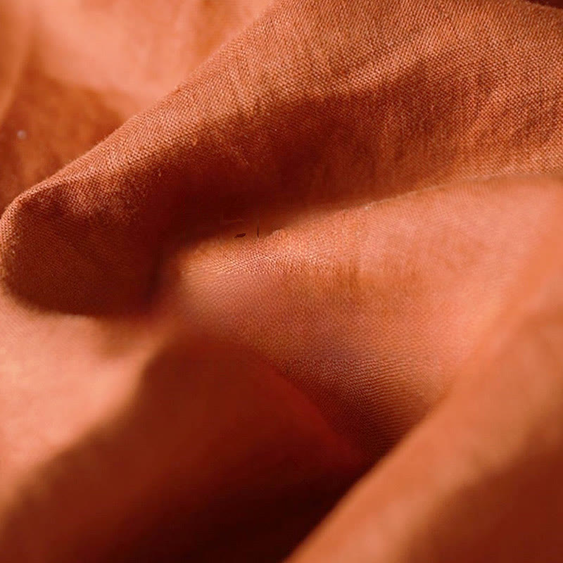 Buddha Stones Casual Plain Accordion Pleats V-neck Half Sleeve Design Midi Dress With Pockets - image 13