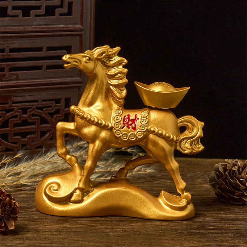 Buddha Stones Chinese Zodiac Year Of The Horse Attract Fortune Prosperity Home Decoration - image 1