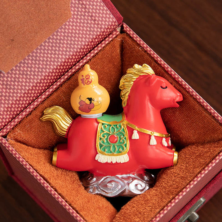 Buddha Stones Chinese Zodiac Year Of The Horse Fu Character Prosperity Home Decoration - image 16