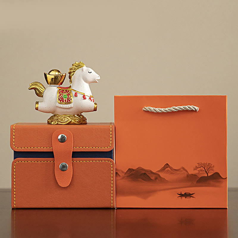 Buddha Stones Chinese Zodiac Year Of The Horse Fu Character Prosperity Home Decoration - image 1