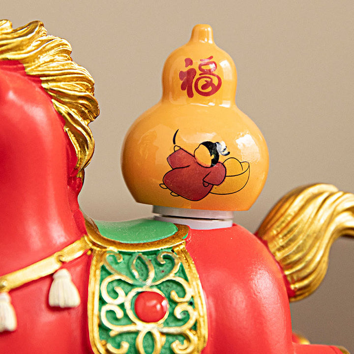Buddha Stones Chinese Zodiac Year Of The Horse Fu Character Prosperity Home Decoration - image 18