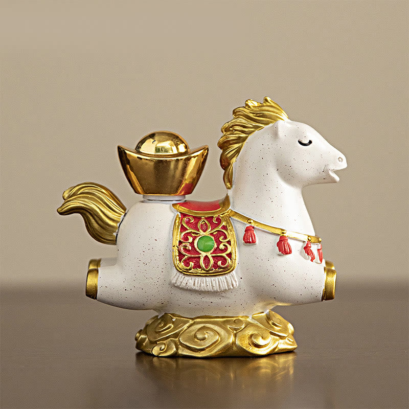 Buddha Stones Chinese Zodiac Year Of The Horse Fu Character Prosperity Home Decoration - image 2