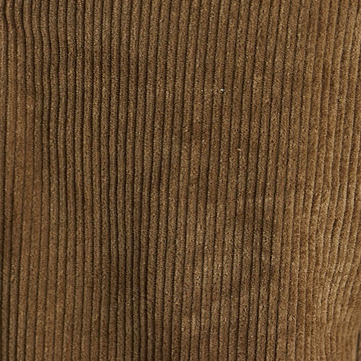 Buddha Stones Women's Plain Side Zipper Design Wide Leg Corduroy 7-8 Length Pants With Pockets - image 10