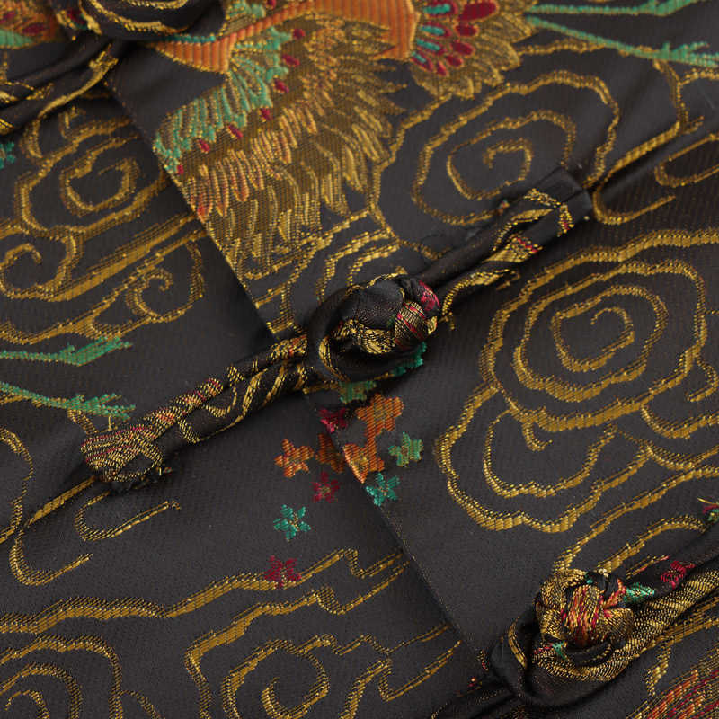 Buddha Stones Colorful Phoenix Auspicious Clouds Frog-Button Long Sleeve Men's Jacket With Pockets - image 6