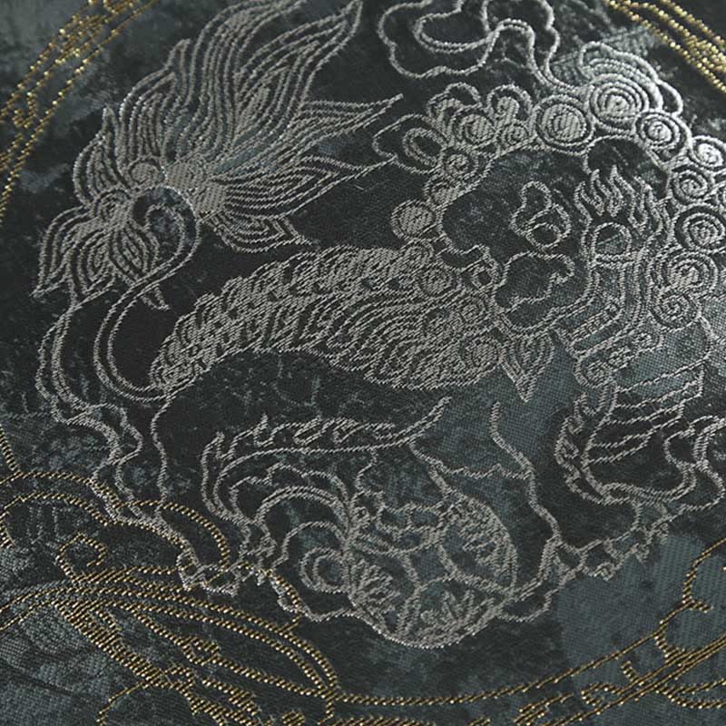 Buddha Stones Kirin Mountains Frog-Button Long Sleeve Men's Jacket With Pockets - image 11