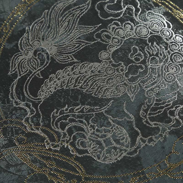 Buddha Stones Kirin Mountains Frog-Button Long Sleeve Men's Jacket With Pockets - image 11