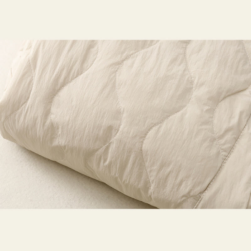 Buddha Stones Winter Solid Color Women's Cotton Thermal Pants With Pockets - image 3