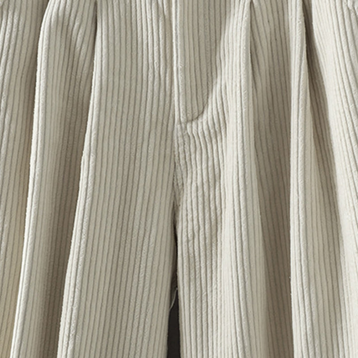 Buddha Stones Women's Winter Plain Corduroy Cotton High Waist Fleece-Lined Harem Pants With Pockets - image 6