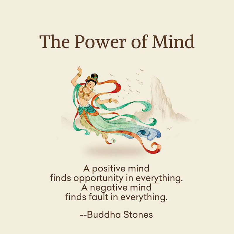 Buddha Stones "The Power of Mind" Casual Dunhuang Feitian Women's Socks Includes Gift Message Card - image 2