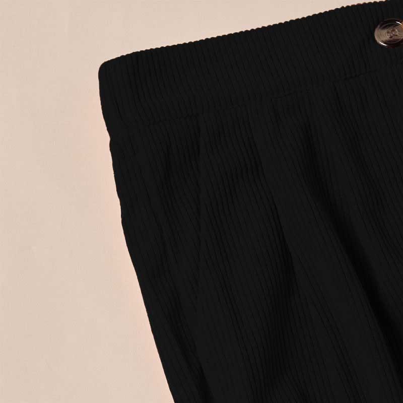 Buddha Stones Casual Corduroy Straight-leg Women's Pants With Pockets - image 8