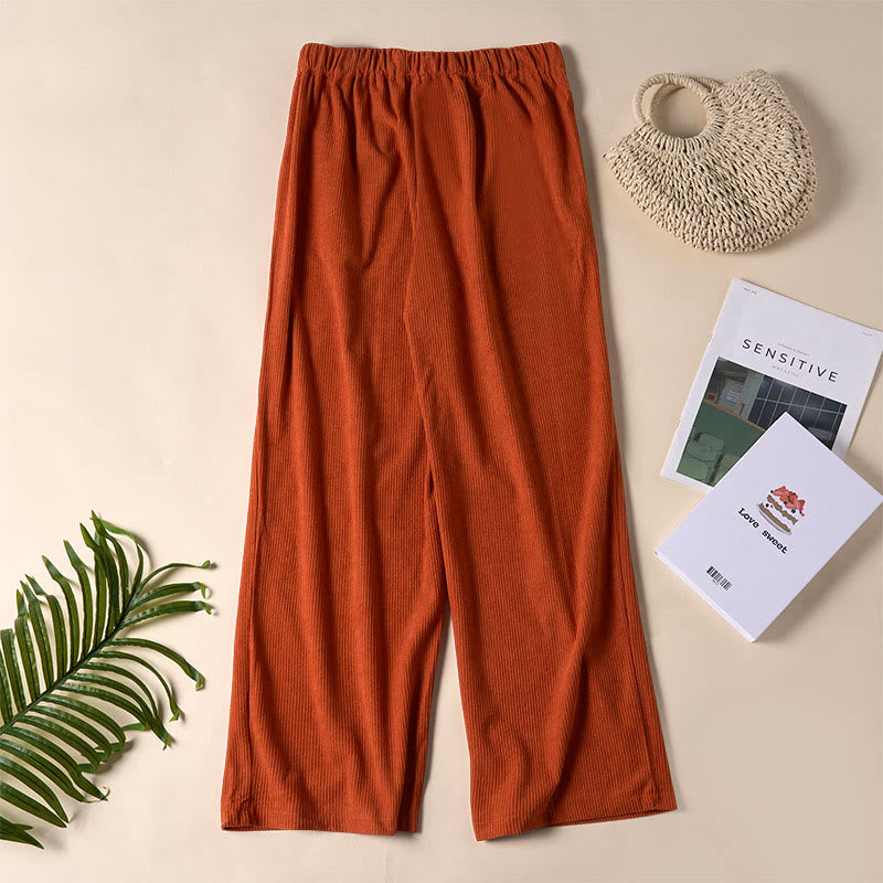 Buddha Stones Casual Corduroy Straight-leg Women's Pants With Pockets - image 27