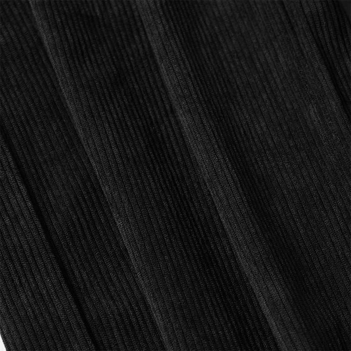 Buddha Stones Plain Corduroy Polyester Women's Buttons Wide Leg Pants With Pockets - image 27