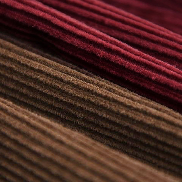 Buddha Stones Women's Drawstring Design Cotton Corduroy Thermal Fleece-Lined Pants With Pockets - image 11