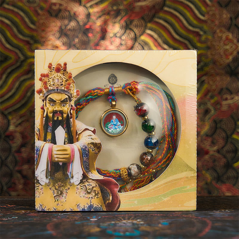 Buddha Stones Thangka Chinese Zodiac Natal Buddha Cinnabar Blessing String Bracelet - image 23