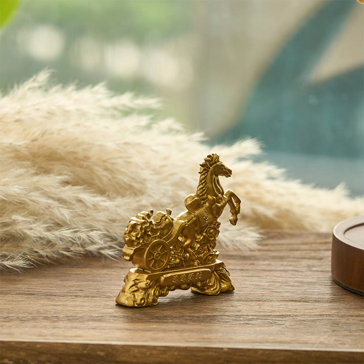 Buddha Stones "Get Rich Now" Year of the Horse Cabbage Ingot Home Decoration - image 4