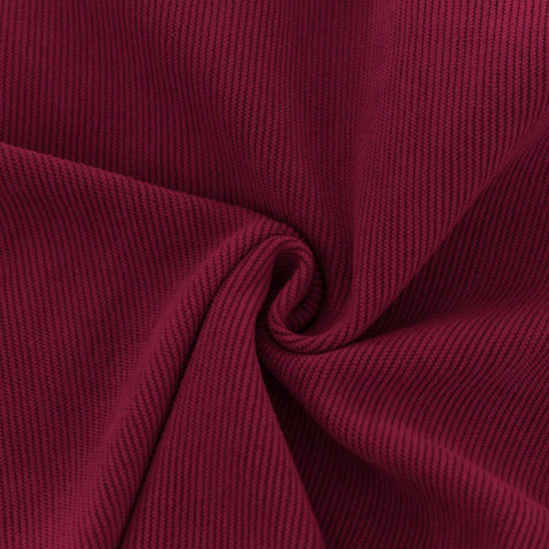 Buddha Stones Women's Patchwork Cotton Corduroy Fleece-Lined Wide Leg Pants With Pockets - image 39