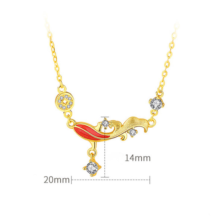 Buddha Stones 925 Sterling Silver Koi Fish Design Red String Blessing Bracelet - image 9