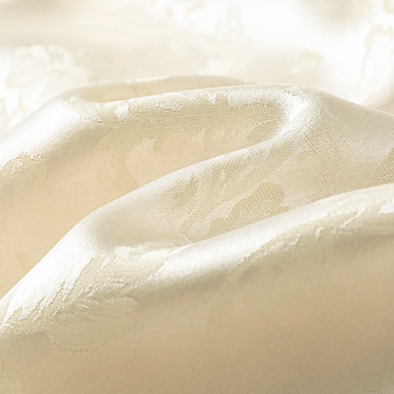 Buddha Stones Jacquard High Waist Design Women's Wide Leg Thermal Thickened Pants With Pockets - image 7