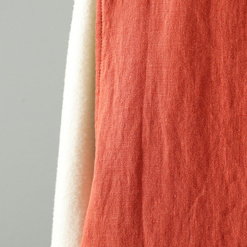 Buddha Stones Flower Pattern V-Neck Frog-Button Women's Sleeveless Vest Waistcoat - image 10