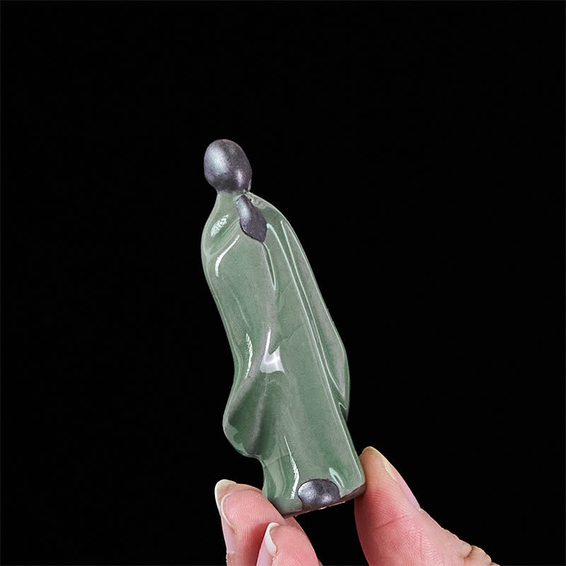 Buddha Stones Meditation Monk Ceramic Statue Serenity Home Decoration - image 47